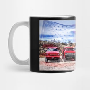 Red White Blue Mug